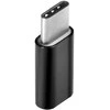 Oem Adapteris Micro USB (female) to Type C (male) juodas