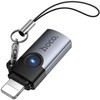 Adapteris OTG Lightning to USB C Hoco 2A UA46A pilka
