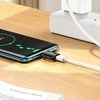 Adapteris OTG USB C to Lightning Hoco 3A UA31E juodas