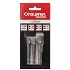 Adapteriai DRAUMET1/4 "HEX į 1/2, 3/8, 1/4"