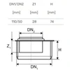 Adaptor short Magnaplast DN50/DN110