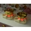 Wooden kitchen for children RÓŻANA - burner, sink, pots, accessories ZA5932