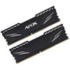 AFOX DDR4 RAM atmintis, juodi 16GB moduliai poroje