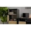 Top E Shop ALMA CHEST OF DRAWERS, ANTHRACITE/ARTISAN OAK