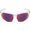 ALPINA Cycling Glasses NYLOS HR Baltas‑Violetinė Violetinė Mirror Lens Cat.3