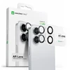 AmazingThing Lens Glass skirtas Apple iPhone 17 with juodos spalvos Aluminum Frame