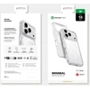 AmazingThing Minimal Mag nuo kritimo apsaugantis dėklas su 3 lęšių išpjova iPhone 18 Pro su virvelės laikikliu, suderinamas su MagSafe – permatomas