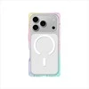 AmazingThing Omni dėklas skirtas Apple iPhone 17 Pro Max suderinamas su MagSafe – skaidrus-rainbow