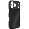 Dėklas AmazingThing Titan Max Lens Case for iPhone 18 Pro Max in Aramid Fiber with Camera Cover, Compatible with MagSafe - Juodas