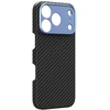AmazingThing Titan Max lęšių dėklas iPhone 18 Pro Max su aramidinio pluošto fotoaparato dangteliu, suderinamas su MagSafe – mėlyna