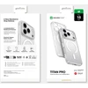 Objektyvas AmazingThing Titan Pro objektyvo dėklas iPhone 18 Pro su fotoaparato dangteliu ir virvelės laikikliu, suderinamas su MagSafe – permatomas