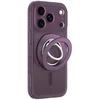 Dėklas AmazingThing Titan Pro Lens Ring Set Case for iPhone 18 Pro Max with Camera Cover and Magnetic Ring Compatible with MagSafe - Violetinė