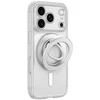 Dėklas AmazingThing Titan Pro Lens Ring Set Case for iPhone 18 Pro with Camera Cover and Magnetic Ring Compatible with MagSafe - Clear