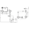 Ani_Plast Sifonas dvigubai plautuvei Aniplast LD0515