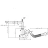 Ani_Plast SIPHON 1 1/2X4 WITH HOSE 40X40