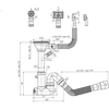 Ani_Plast SIPHON 3 1/2X40 WITH BRANCH 40X40