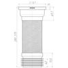 Ani_Plast Unitazo mova Ani Plast K928, Ø 110/141 mm