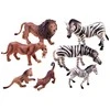 Jokomisiada Gyvūnų safari rinkinys, liūto figūros, zebras