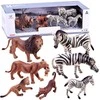 Jokomisiada Gyvūnų safari rinkinys, liūto figūros, zebras