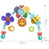 Jokomisiada arka į vežimėlį, lovytę, kėdutę Cheerful Toys kūdikiams ZA4311