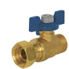 Arco Ventilis 02290AZ 1/2" su slankiojančia jungtimi mėl. rankena