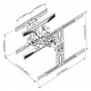 Laikiklis GART LCD/LED TV mount 40-75" 45 kg vertical/horizontal adjustment 52-380 mm max VESA 600x400
