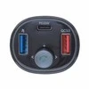 ART transmiter FM bluetooth 5.0 + USB A QC3.0 + Typ C (total 30W) FM-73 juodas
