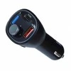 ART transmiter FM bluetooth 5.0 + USB A QC3.0 + Typ C (total 30W) FM-73 juodas
