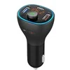 ART transmiter FM bluetooth 5.0 + USB A QC3.0 + Typ C (total 30W) FM-73 juodas