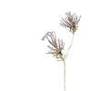 Artificial branch Decoris. auksinis/violetinė. 64 cm