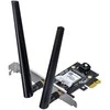 Asus PCE-AXE5400 "WiFi 6E PCI-E" adapteris su 2 išorinėmis antenomis. Palaiko 6 GHz dažnių juostą, 160 MHz, Bluetooth 5.2, WPA3 tinklo apsaugą, OFDMA ir MU-MIMO