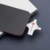 USB atmintinė 128GB USB 3.2 Gen 1 (USB A / USB C / Lightning / Micro USB) Forcell F-Data Metal Quad sidabrinas