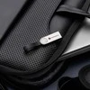 USB atmintinė 128GB USB 3.2 Gen 1 (USB A) Forcell F-Data Metal sidabrinis
