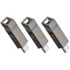 Atminties kortelė Pendrive 64GB USB 3.2 (USB A + USB C) Hoco UD14 pilka