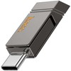 Atminties kortelė Pendrive 64GB USB 3.2 (USB A + USB C) Hoco UD14 pilka