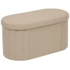 atmosphera OTTOMAN DOUBLE BEIGE FINK 76X38X38CM