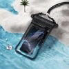 Dėklas Atsparus vandeniui case for mobile phone Hoco BAG31 juodas