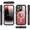 Dėklas Oem Case for iPhone 15 PRO Shellbox DOT waterproof MagSafe compatible juodas