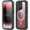 Dėklas Oem Case for iPhone 15 PRO Shellbox DOT waterproof MagSafe compatible juodas