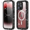 Dėklas Oem Case for iPhone 15 PRO Shellbox DOT waterproof MagSafe compatible juodas