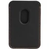 Audi Lamborghini Urus D8 Genuine Leather MagSafe Magnetic Phone Wallet - Juodas and Raudona