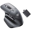 Aula SC150 Super Mini 2in1 2.4G Bezvadu / Bluetooth + USB Vadu pele ar bateriju Melna