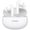Ugreen HiTune T6 belaidės ausinės with ANC function + USB-A – USB-C kabelis – baltos spalvos