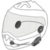 Interphone U-COM 8R Motorbike intercom 1600 m Juodas