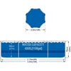 AVENLI Round Frame Swimming Pool 305x76 Set