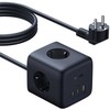Baseus EnerFill FA11 67W kostka USB-A + USB-C + 3 x gniazdo EU 1,5m - juoda