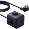 Baseus EnerFill FA11 67W Power Strip, USB-A + USB-C Cube + 3 x EU Socket 1.5m – juodos spalvos