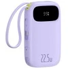 Baseus EnerFill FC21 Qpow 3 Ultra 20000 mAh 22.5W violetinė