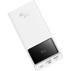 Baseus EnerFill FP41 30000mAh 22.5W Powerbank su Baseus Simple USB-A – USB-C 3A 30cm Kabelis – baltos spalvos