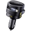 "Baseus PD" automobilinis įkroviklis 2x USB prievadas 90W, juodas